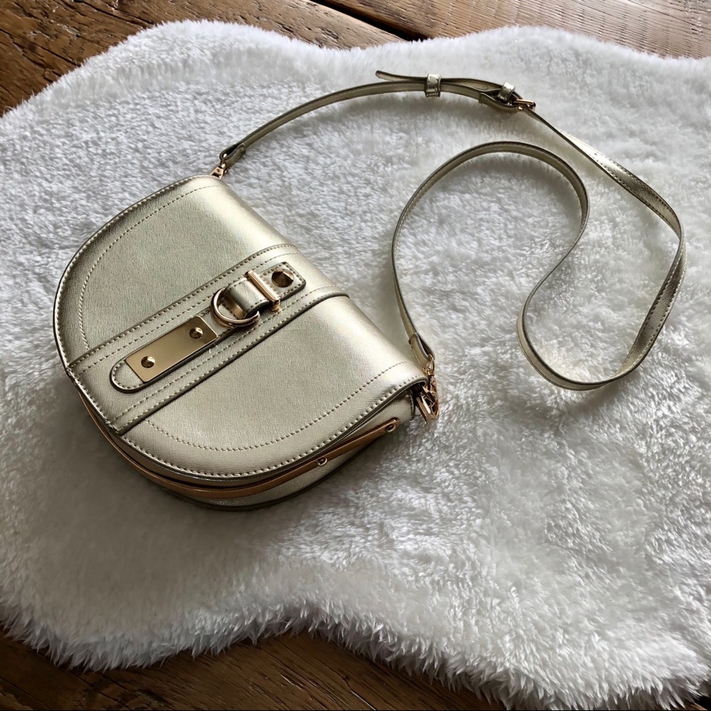 Gold Crossbody Bag